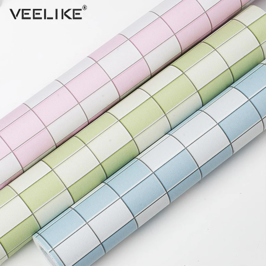 

Self Adhesive Oil-proof Wall Cover Sticker Home Decor Removable Contact Paper Waterproof Mosaic Brick PVC Wallpaper for Bathroom