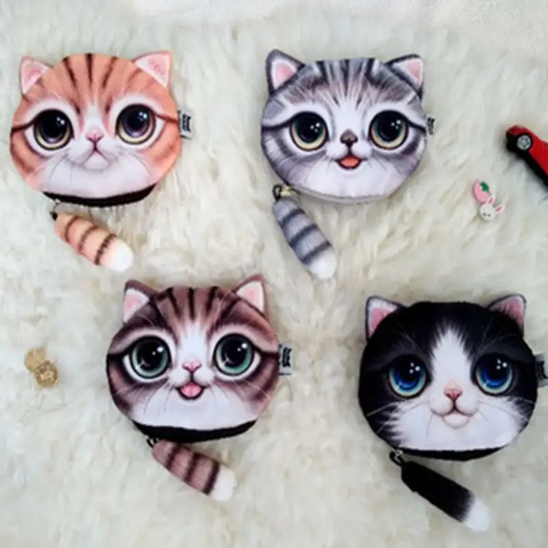 Buy Wallet Coin Purses Zipper-Bag Women Pouch Face-Change Animal Dogs Small Cute Ladies Fashion dV5ZLnZV9