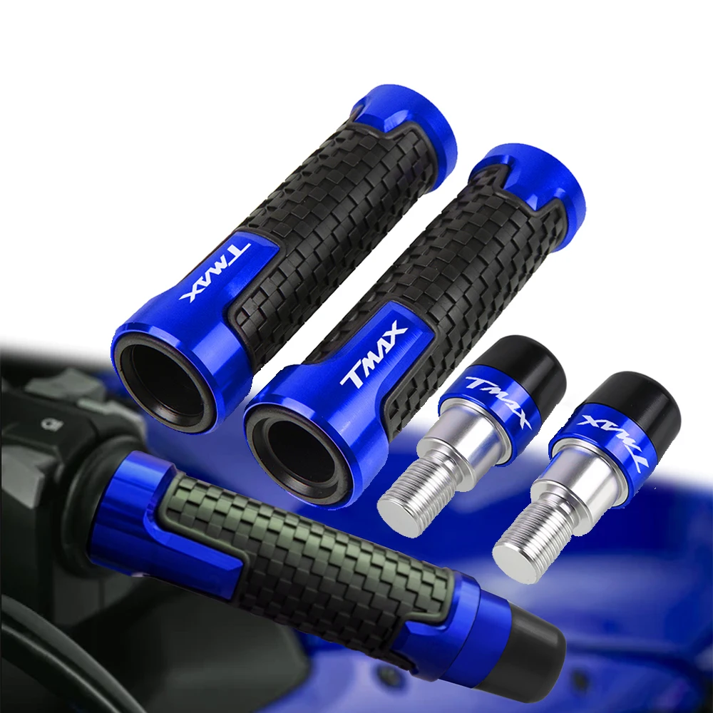 Tdm 900 Accessori Moto Per Yamaha Tmax 500/530 2001-2021 Tmax 560 Manopole Manubrio In Alluminio Cnc Tappo Manubrio Tappo Terminale