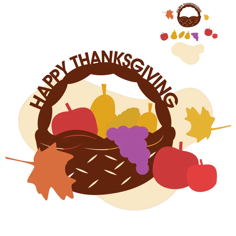 Eastshape Thanks Giving Metal Cutting Dies Fruit Basket DIY Etched Craft Paper Card Making Scrapbooking Embossing New 2019 | Дом и сад