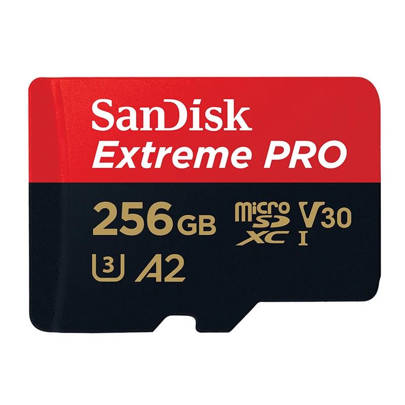 256GB SanDisk оригинальная TF карта Micro SD Extreme Pro карта памяти U3 100 МБ/с./с 32 Гб 64 Гб 128 ГБ 256 Гб Камера для телефона 4K запись видео - Емкость: 256GB