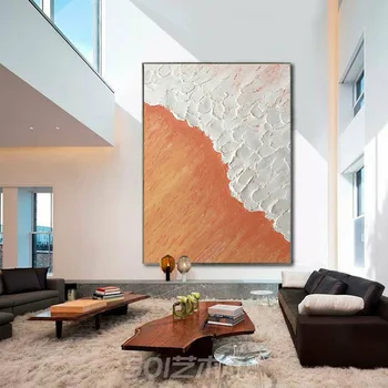 

Nordic Ocean Art Paintings Abstract Home Large Baby Room Poster Decor Quality Modern Aesthetic Affiche Room Decoration BY50PA