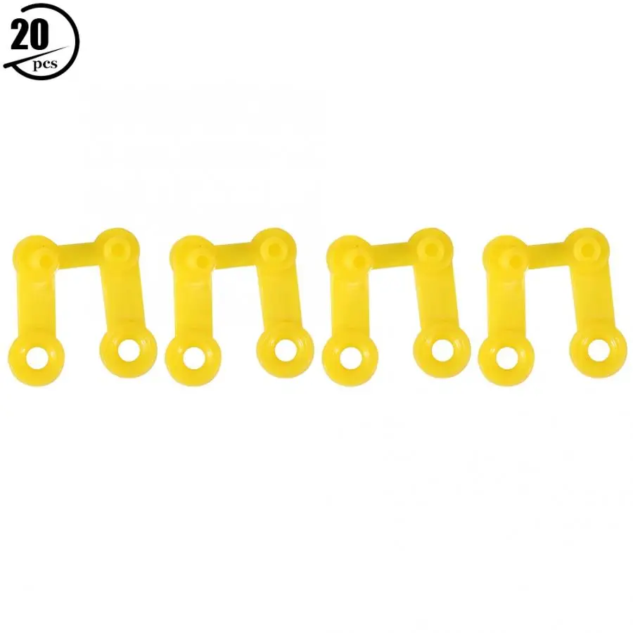 

20 Pcs Snap Clip Plastic Knitting Machine Snap Clip Kit 1.6 x 2 x 0.5cm Fit for Silver Reed sewing supplies