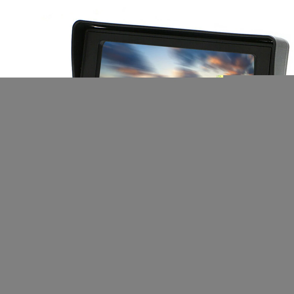 Монитор заднего вида 4,3 дюймов TFT lcd 2 в 1 комплект для парковки автомобиля система заднего хода с камерой экран безопасности авто видео AV вход Резервное копирование