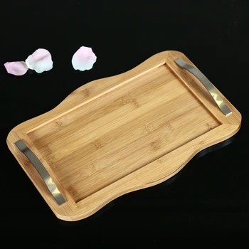 

Rectangular Bamboo Tray Sushi Tatoo Plate Cuisine and Japanese Tableware Platter Tea Snack Fruit Candy Sunflower Seed Tray