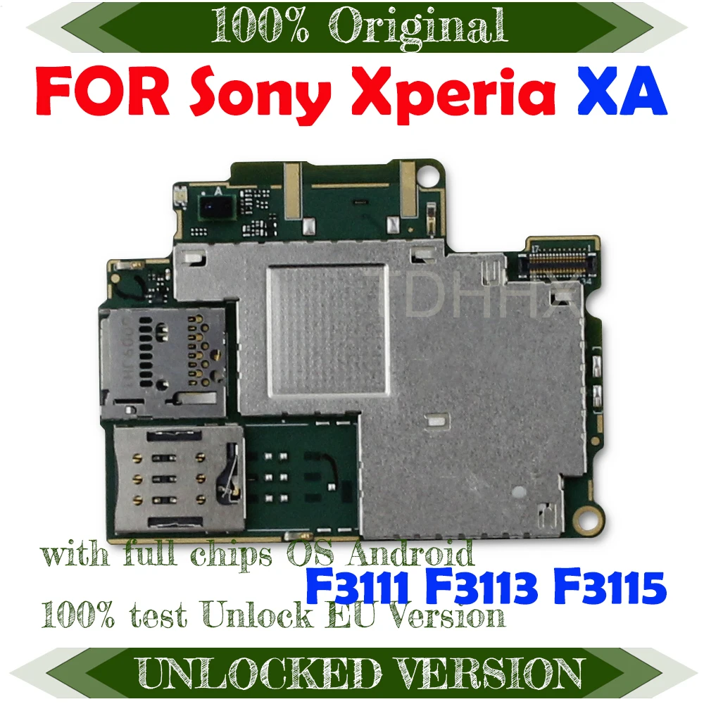 Материнская плата для Sony Xperia XA F3111 F3113 F3115 16 ГБ с системой Android 100% оригинал