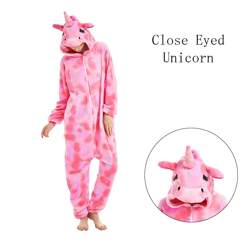 baby boy pajamas Flannel Animal Children Pajamas Sets Winter Hooded Animal Stitch Cartoon Kids Pajamas For Boys Girls Sleepwear Onesies Pyjamas baby nightgown Sleepwear & Robes