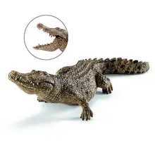 1pcs 7.2inch Crocodile Figurine Animal Action Figure Toys PVC Wild Animal Model Educational Figurine Gift For Kids 14736