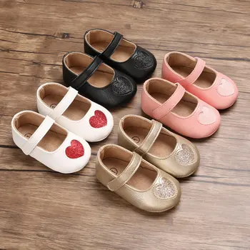

1 Pair Spring And Autumn Baby Princess Shoes Indoor Soft Cloth Baby Toddler Shoes 0-1 Year Old Baby Shoes