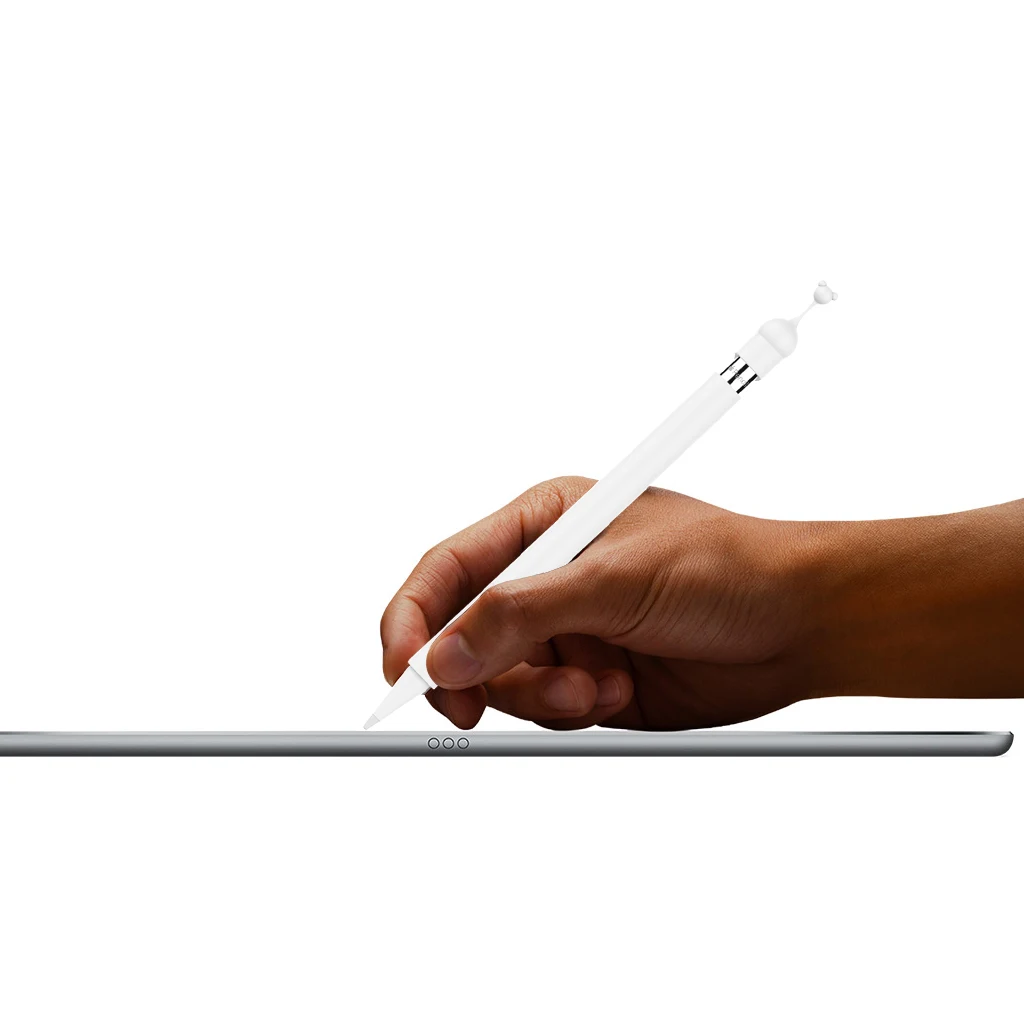 Silicone Magnetic Sleeve Skin Pocket Cover For Apple Pencil 1st Generation