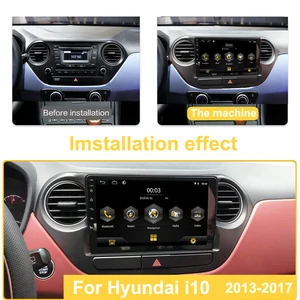 Image 2 - Android 8.1 RDS Car Radio 2 Din Multimedia Player For Hyundai Grand I10 2013 2014 2015 2016 8Core AM Double Recording Auto Radio