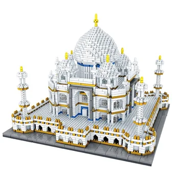 

Micro Small Particles of Diamond Building Blocks Children'S Educational Toy Adult 9914 Taj Mahal Architecture Model 10256