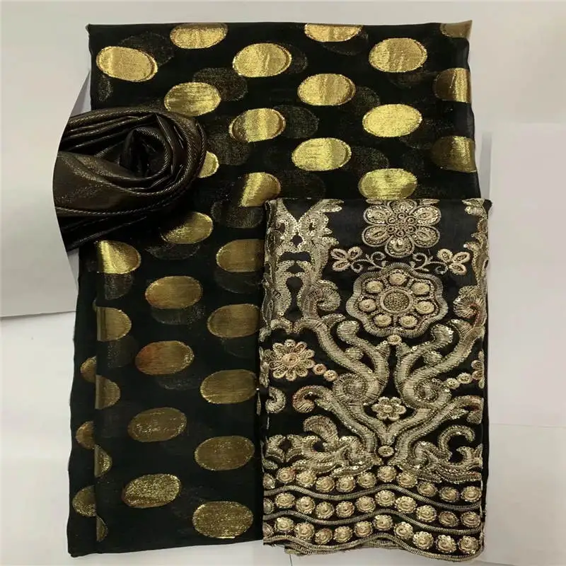 2+3.6+2 Yards Three-Piece Suit Silk Fabric 2022 High Quality Embroidery Printing Silk Fabric For Sewing Textile Material.N19