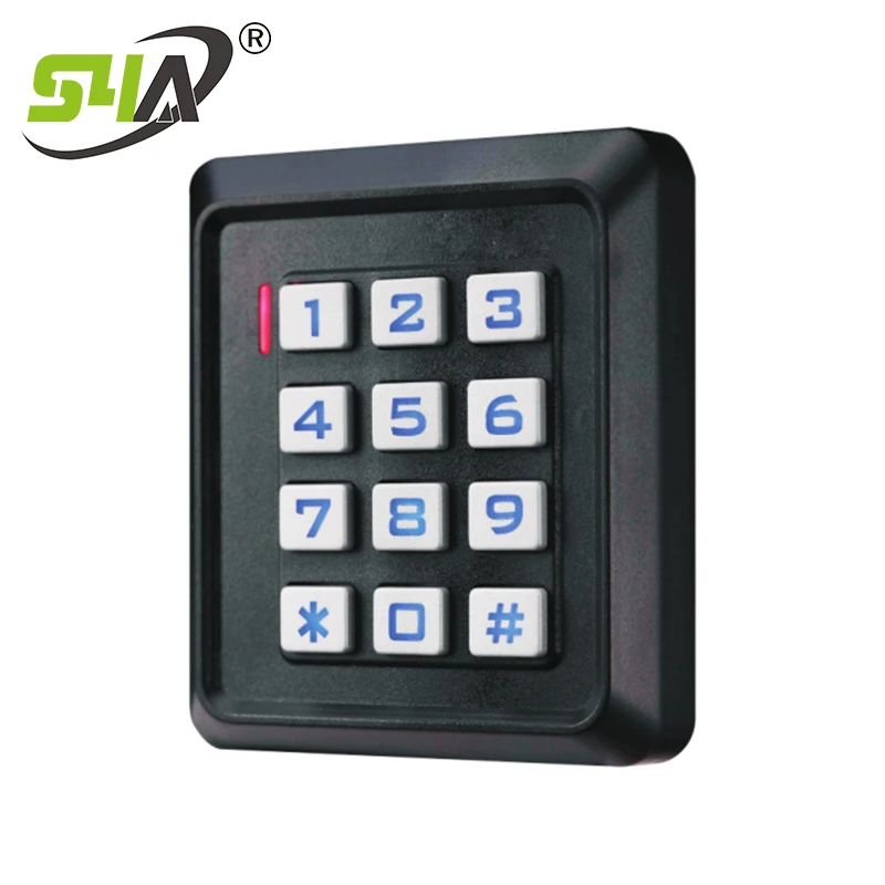 K30 RFID Клавиатура управления доступом 125 кГц EM карта открывания ворот Клавиатура Автономный контроль доступа Лер DC12V поддержка 2000 пользователей - Цвет: K30 Black