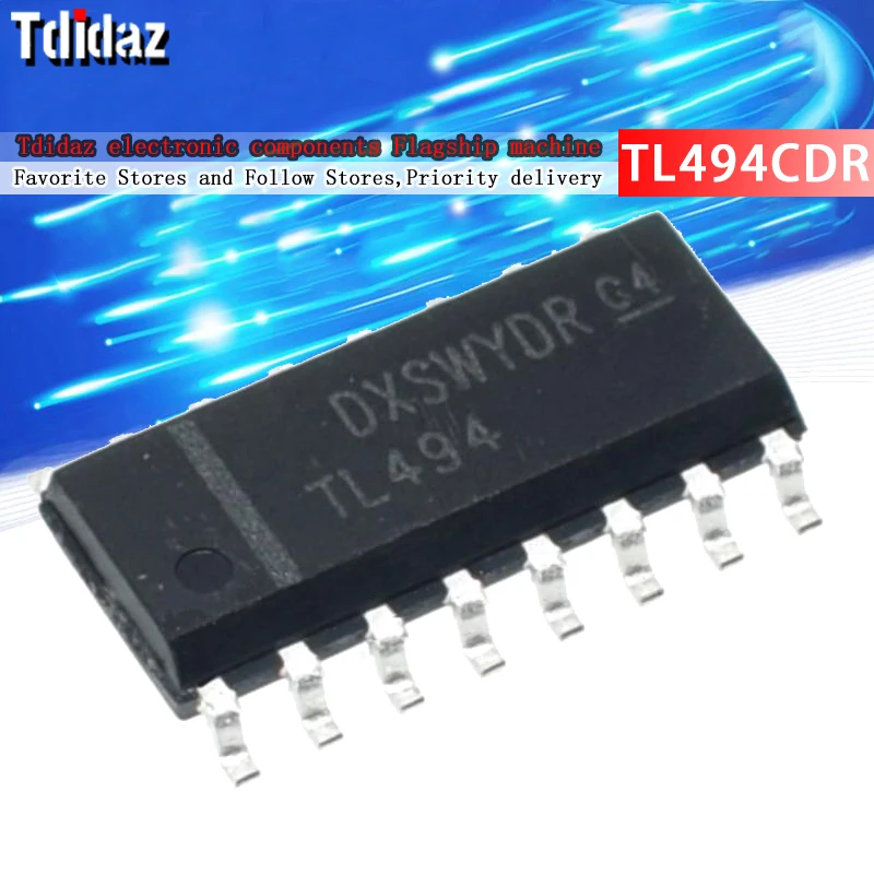 10 шт. TL494CD SOP-16 TL494CDR TL494C TL494 SOP16 SMD новый и оригинальный чипсет IC | Электронные