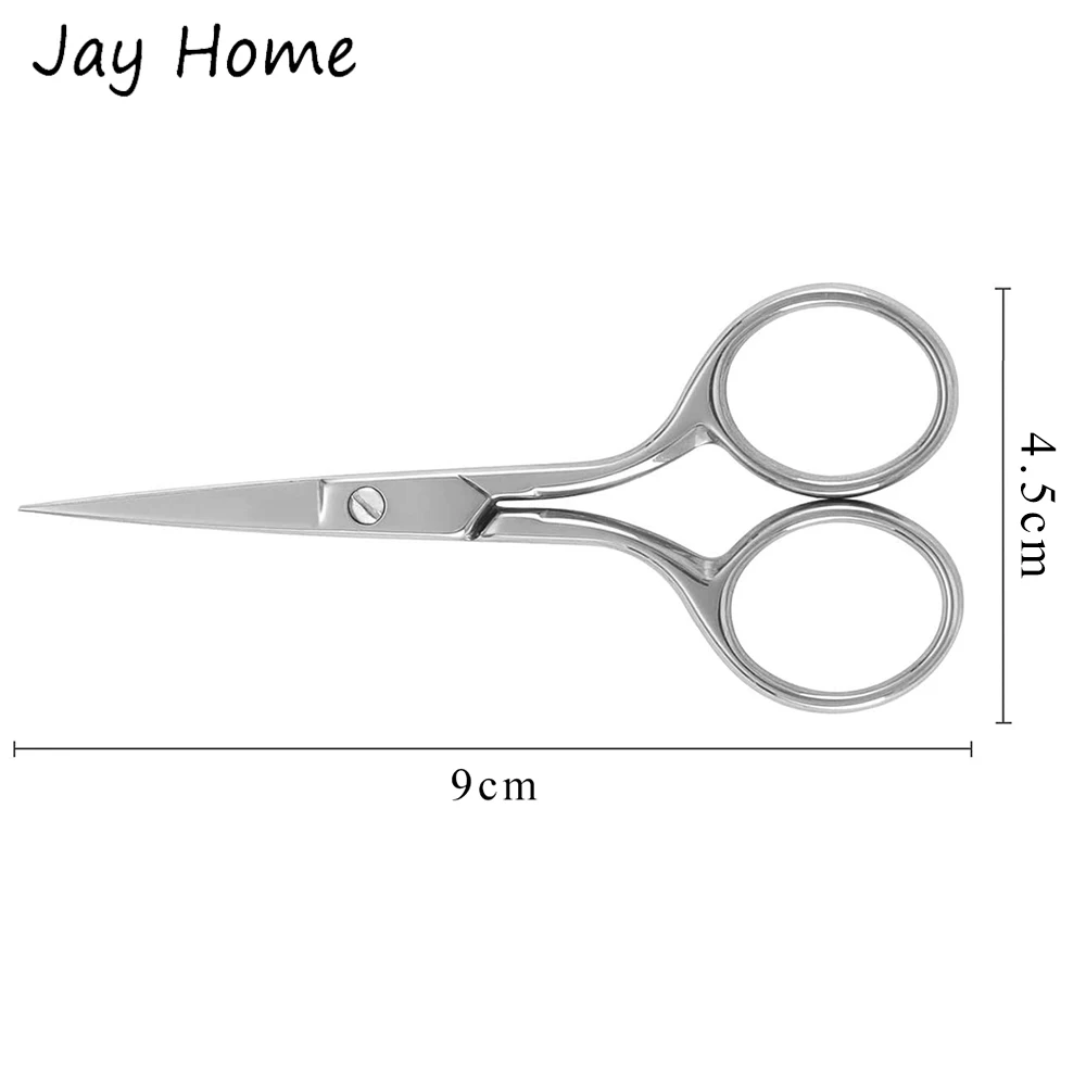 Stainless Steel Scissors, Embroidery Scissors Small Light Ergonomic Design  Handle Pointed Design For Needlework For Handicraft For Sewing 