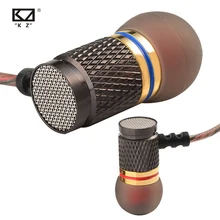 KZ EDR1 специальное издание Позолоченные наушники с микрофоном 3,5 мм HD HiFi в ухо монитор бас стерео наушники для iPhone huawei