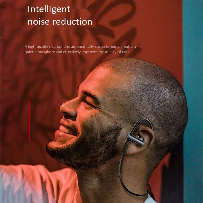 S4 Wireless Bluetooth 5 0 Bluetooth Earphones Hifi Headphones Ear Wireless Headset Ear Hook for Smartphones