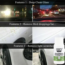 Detailing Cleaning Polishing Paste Accessories Headlights Glass Tool 20ML