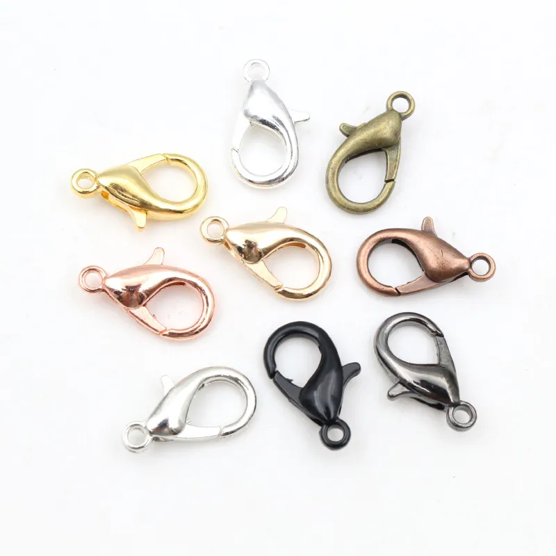 Silver Plated Lobster Clasps Hooks spacers connectors earring 