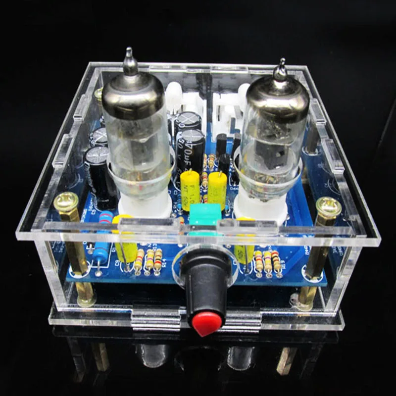 6J1 Tube Amplifier Preamp Board Pre amp Headphone Amp 6J1 Valve Preamp Bile Buffer 2 0 Channel Stereo Audio amplificador Diy Kit