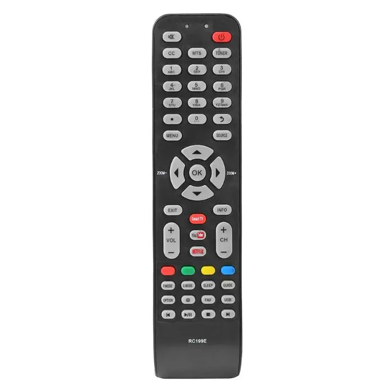 

Smart TV Remote Control Replacement Universal 06-519W49-C005X for TCL/HYUNDAI/EKT/HKPro/VISIVO Smart Television 8.07*1.88*0.78''