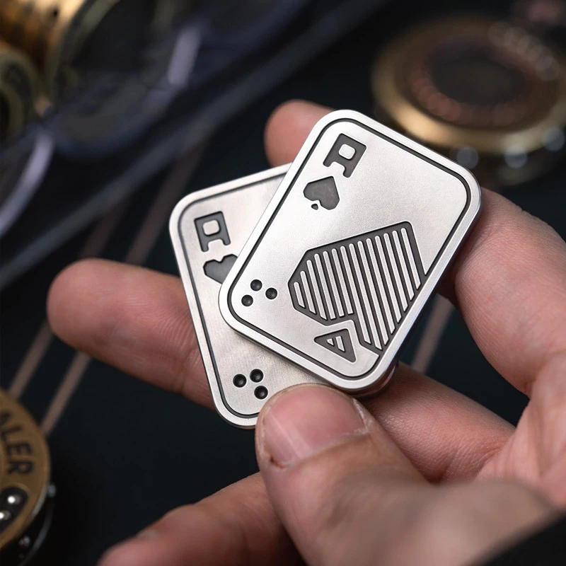 Покерная Монета на удачу LAUTIE EDC AA KK Техасский покерный картридж для покера