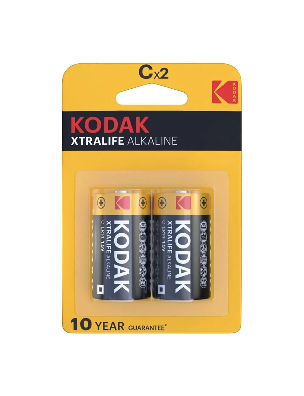 Batterie Alcaline Kodak Xtralife Cx 2 Unità--