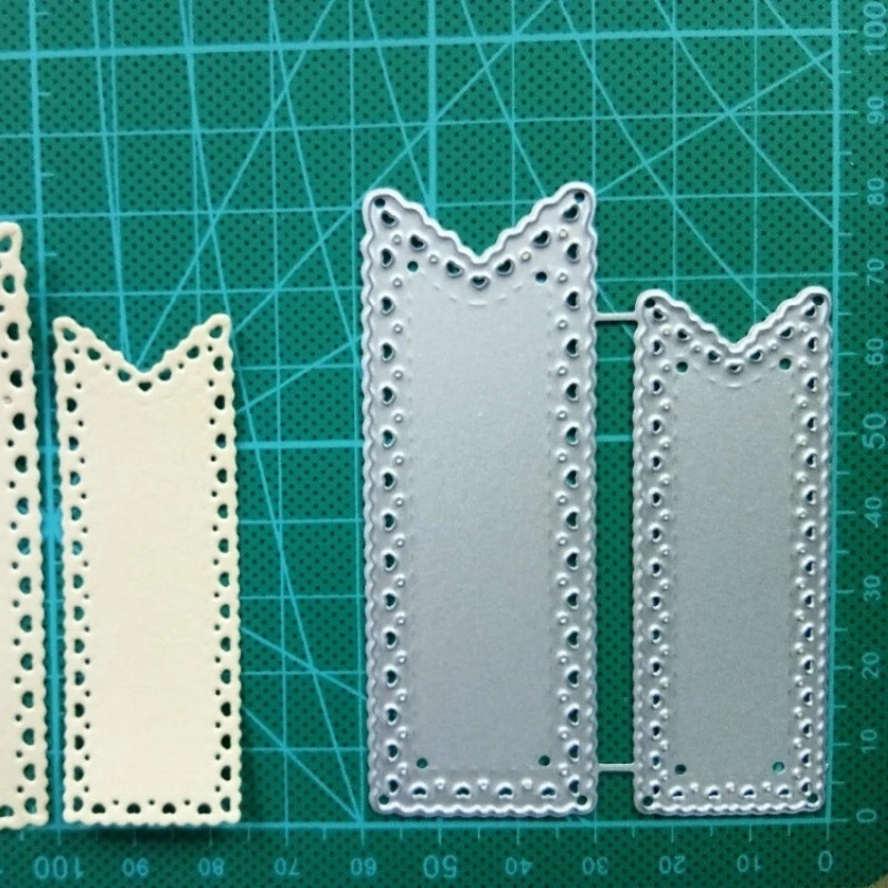 Сердца кружева баннер сшитые металлические режущие штампы DIY для скрапбукинга