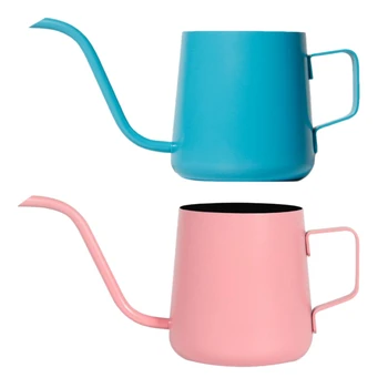 

Stainless Steel Coffee Drip Kettle Barista Hanging Ear Teapot Long Gooseneck Led Spout Tea Coffee Pot