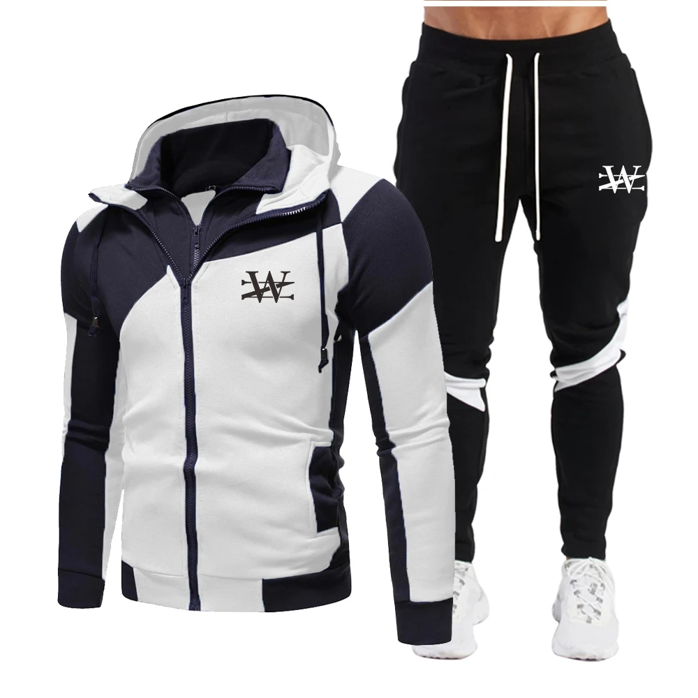 Fashion New brand Men's Set Fleece Hoodie Pant Thick Warm Tracksuit Sportswear Hooded Track Suits Male Sweatsuit Tracksuit M-3XL Fashion New brand Men's Set Fleece Hoodie Pant Thick Warm Tracksuit Sportswear Hooded Track Suits Male Sweatsuit Tracksuit M-3XL