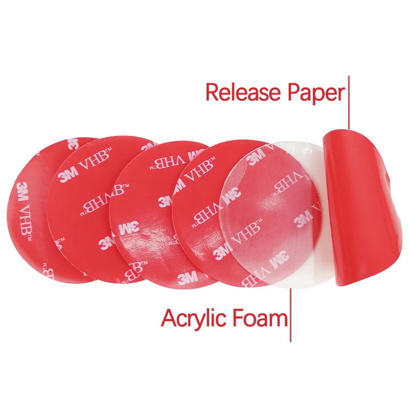3M Transparent Acrylic Double-Sided Adhesive Tape Strong Adhesive Patch Waterproof No Trace High Temperature Resistance For Car