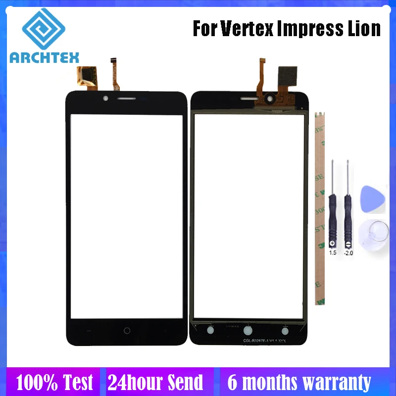 Для Vertex Impress Lion Сенсорная панель экрана идеальные запасные части стекло с