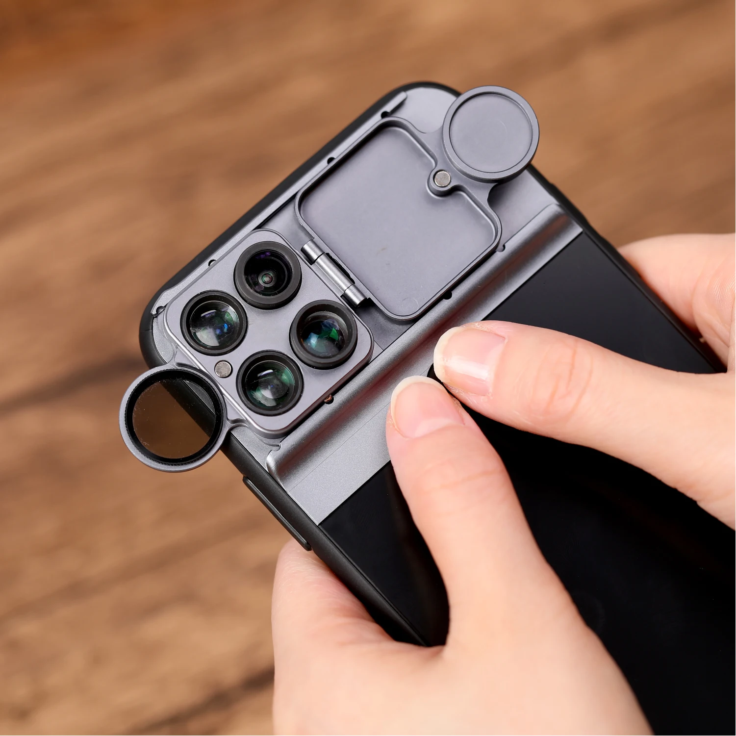 Набор чехлов UCable для объектива телефона 5 в 1 чехол iPhone 11 Pro Max 4K Super HD Macro Lens CPL Fisheye