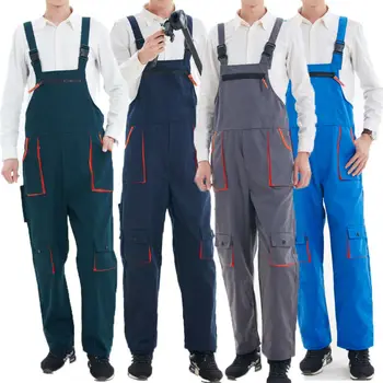

Womens Mens Brace Painters Overalls Coveralls Engineers Dungarees Casual Loose Jumpsuits Work Trousers Outfits Plus Size L-4XL