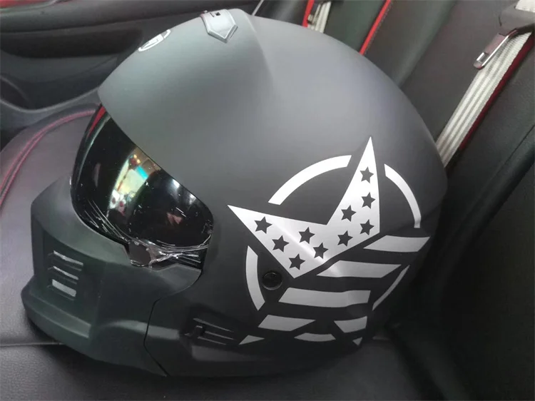 Zombies Full Face and Half Face Helmet Moto Gang