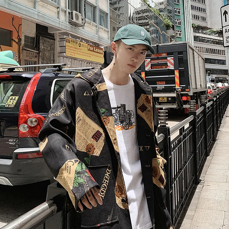 

19/Autumn Clothing Popular Brand Students Campus Hooded Flower Woolen Cloth Jacket INS Trend Business Attire Jk199/P75