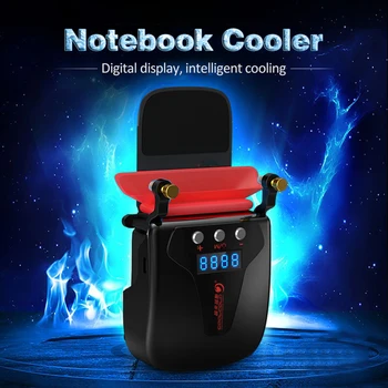 

Exhaust Radiator Notebook Laptop Cooling Exhaust Cooler Fan USB Intelligent Temperature Control Cooling Pad Computer Accessories