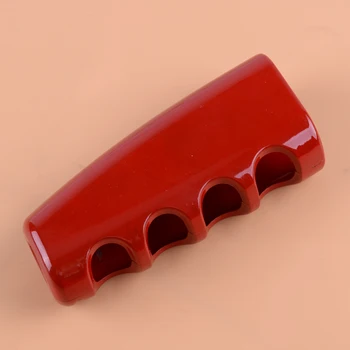 

Red Hand Brake Handbrake Lever Grip Cover Trim Frame Car Interior Accessories Aluminum Alloy Fit For Ford Mustang 2015 2016 2017