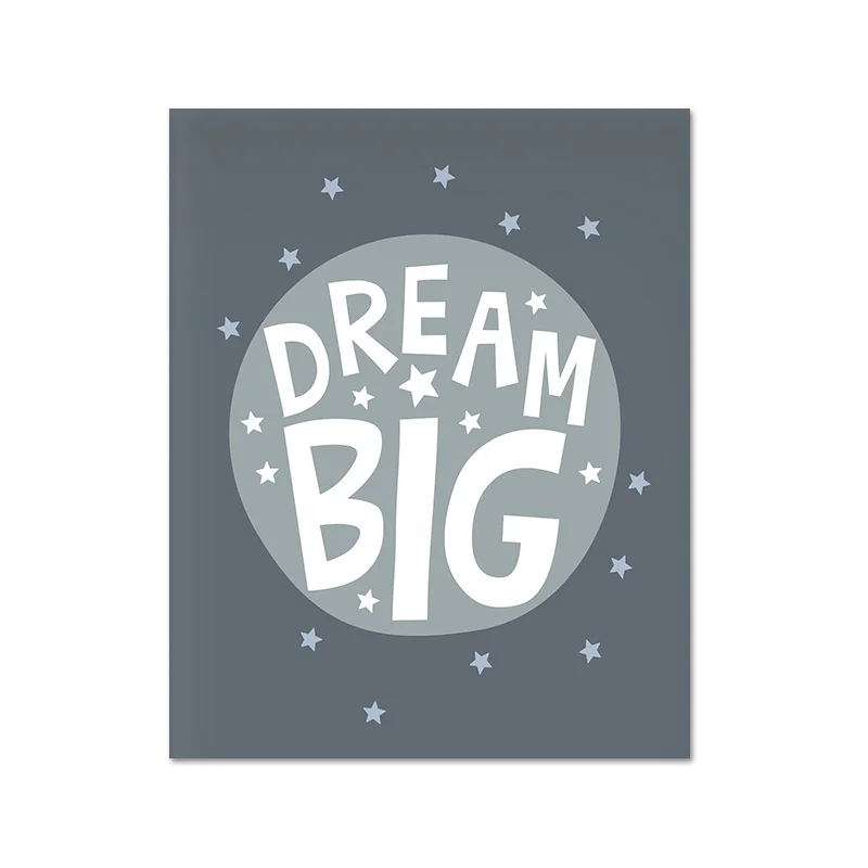 DREAM-BIG-Quote-Canvas-Poster-Space-Illustration-Baby-Nursery-Wall-Art-Painting-Picture-Scandinavian-Kids-Room (5)