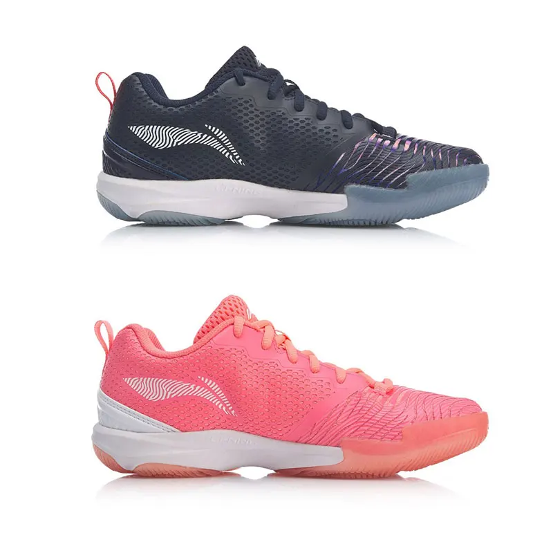 Li-Ning/Женская тренировочная обувь для бадминтона RANGERTD; износостойкая нескользящая подкладка; устойчивая спортивная обувь; кроссовки; AYTP012 SJFM19
