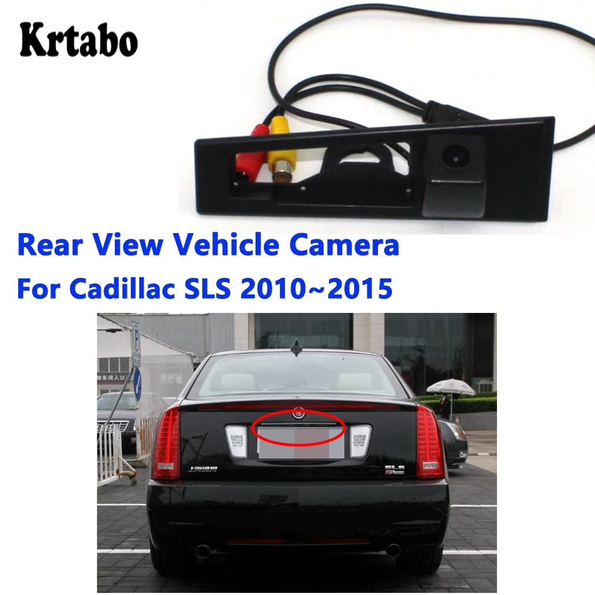 Krtabo Стоянкы Автомобилей Автомобиля Камера Реверсивный Камера для Cadillac SLS 2010 2011 2012 2013 водонепроницаемый широкий угол заднего вида Камера