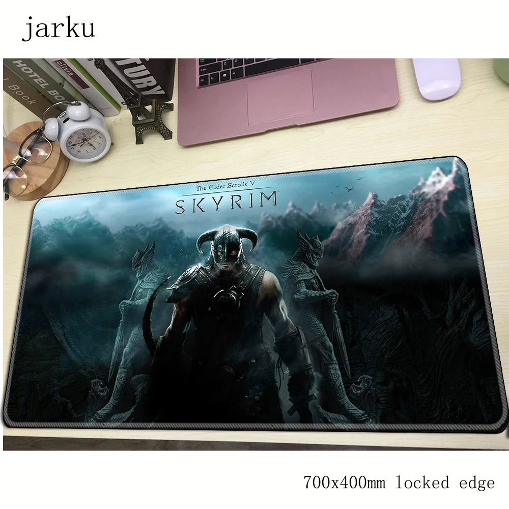 Skyrim pad мышь computador игровая мышь pad 700x400X2 мм padmouse большой подарок на день рождения Коврик Для Мыши Эргономичный гаджет офисные настольные коврики
