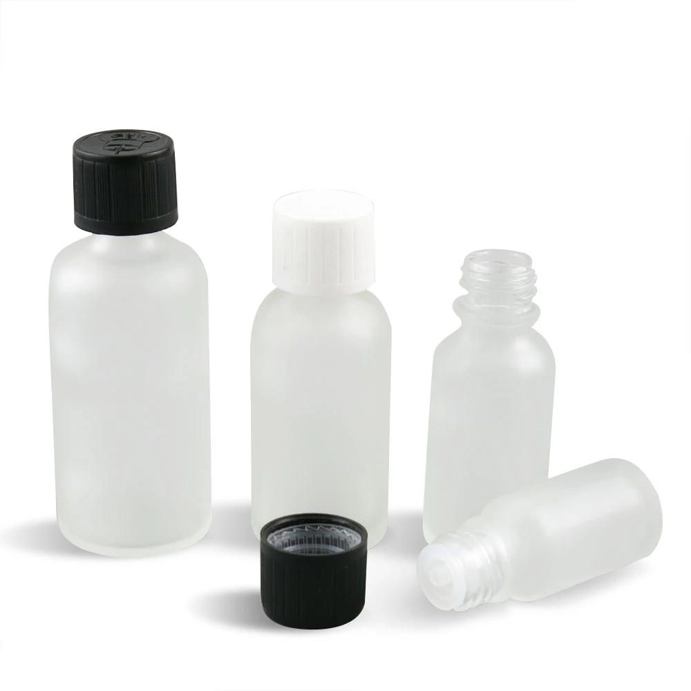 

5ml 10ml 15ml 20ml 30m 50ml 100ml Frost aromatherapy oil bottle with child resistance f Cap orificereducer 200pcs