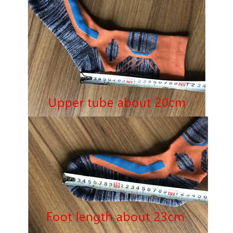 Winter Thermal Men Ski Socks Cotton Spandex Sports Snowboard Running Hiking Wearable Thermosocks calcetines de ciclismo self heating socks ski socks