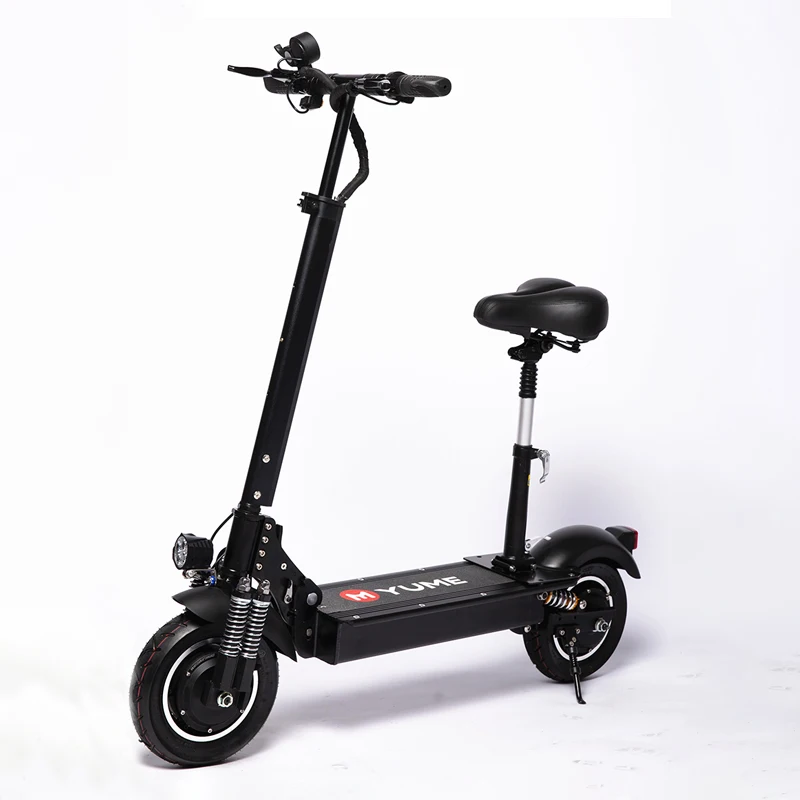 

YUME YM-D4+ 23.4Ah 52V 1000W*2 Dual Motor Folding Electric Scooter 10inches Double Brake System Max Load 200kg EU Plug E-Scooter