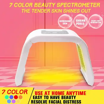 

Professional 7 Colors PDT LED Mask Facial Light Therapy Skin Rejuvenation Device Spa Anti-Wrinkle Beauty Treatment