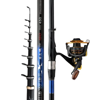 

Carbon 3# Rock Fishing Rod Carp Angeln Poles Hard Telescopic Wedkarstwo Olta Long Section Spinning Canne 3.6m 4.5m 5.4m 6.3m
