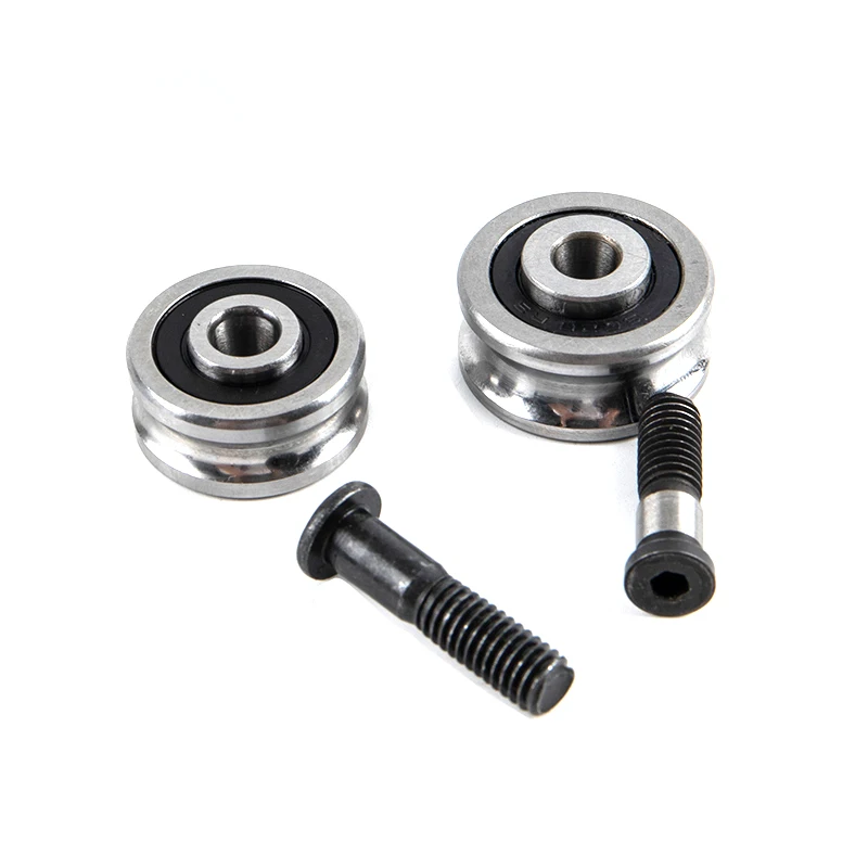 SG15 SG20 SG25 SG66+M5 M6 M8 Screw U Groove Bearing Steel Pulley Ball Bearings Track Guide Roller Bearing
