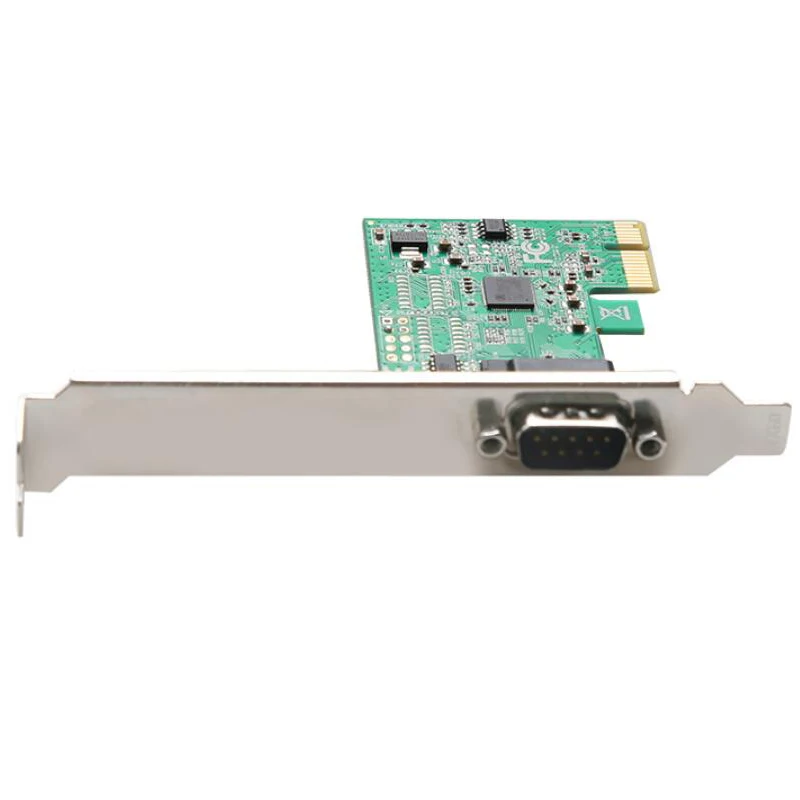 Высокое качество AX99101S DB9 RS232 последовательный порт для PCI-E Express Card конвертер адаптер последовательный контроллер карта pcie riser Card